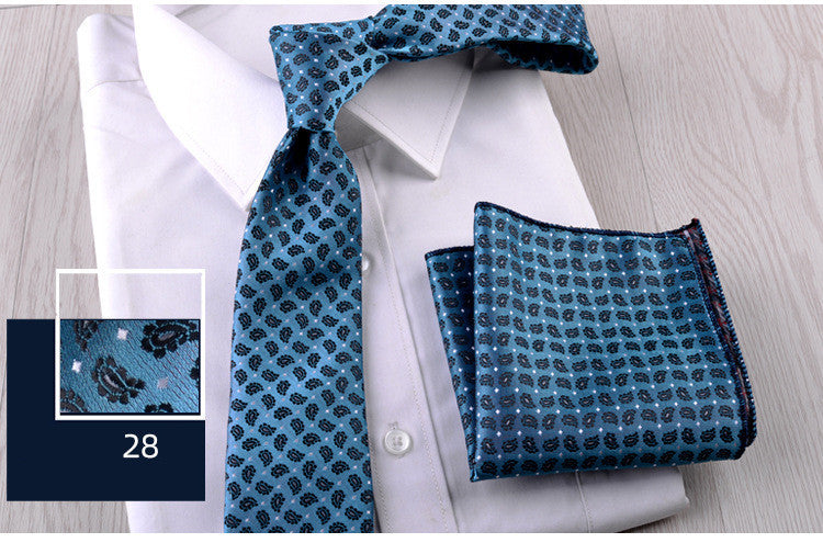 The Business Formal Tie & Pocket Square Set